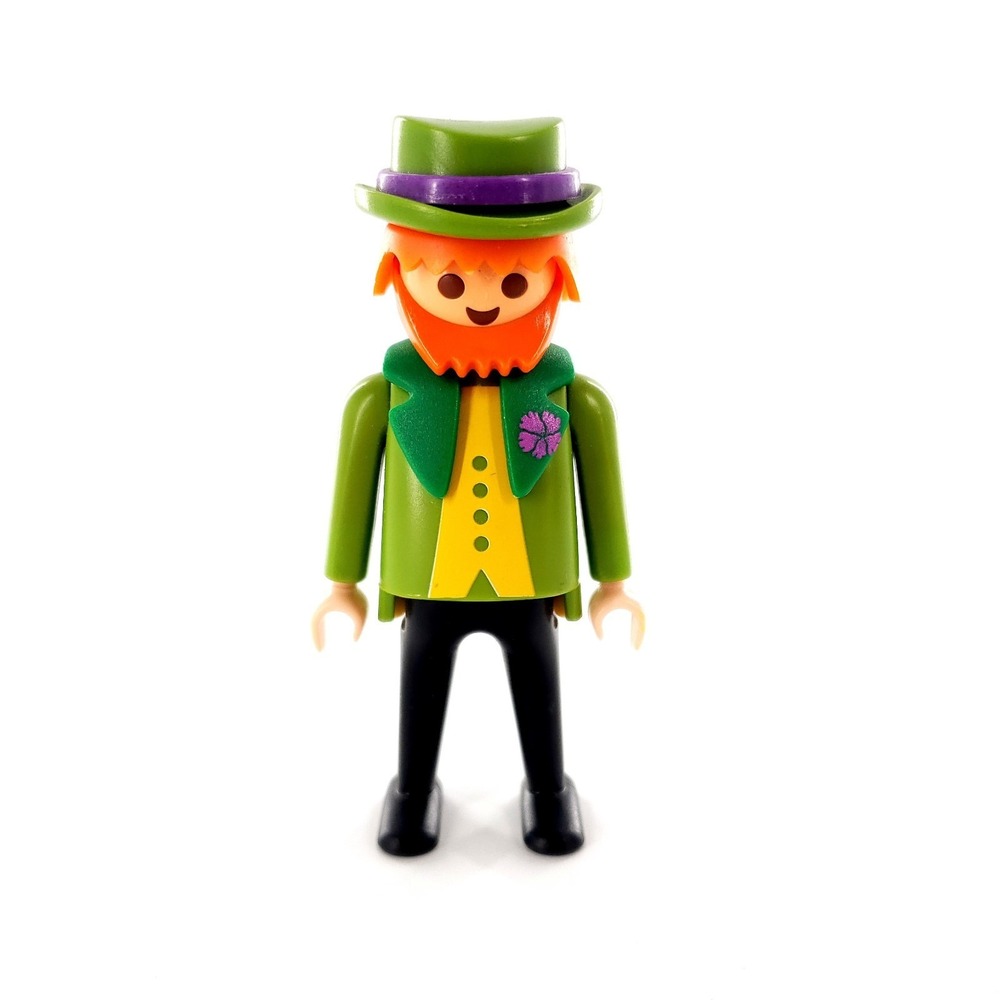 Vintage Playmobil 5506 Victorian Pretzel Vendor Irishman Salesman Figure Only